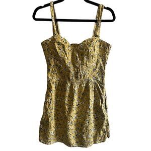 Free people floral a line dress size XS